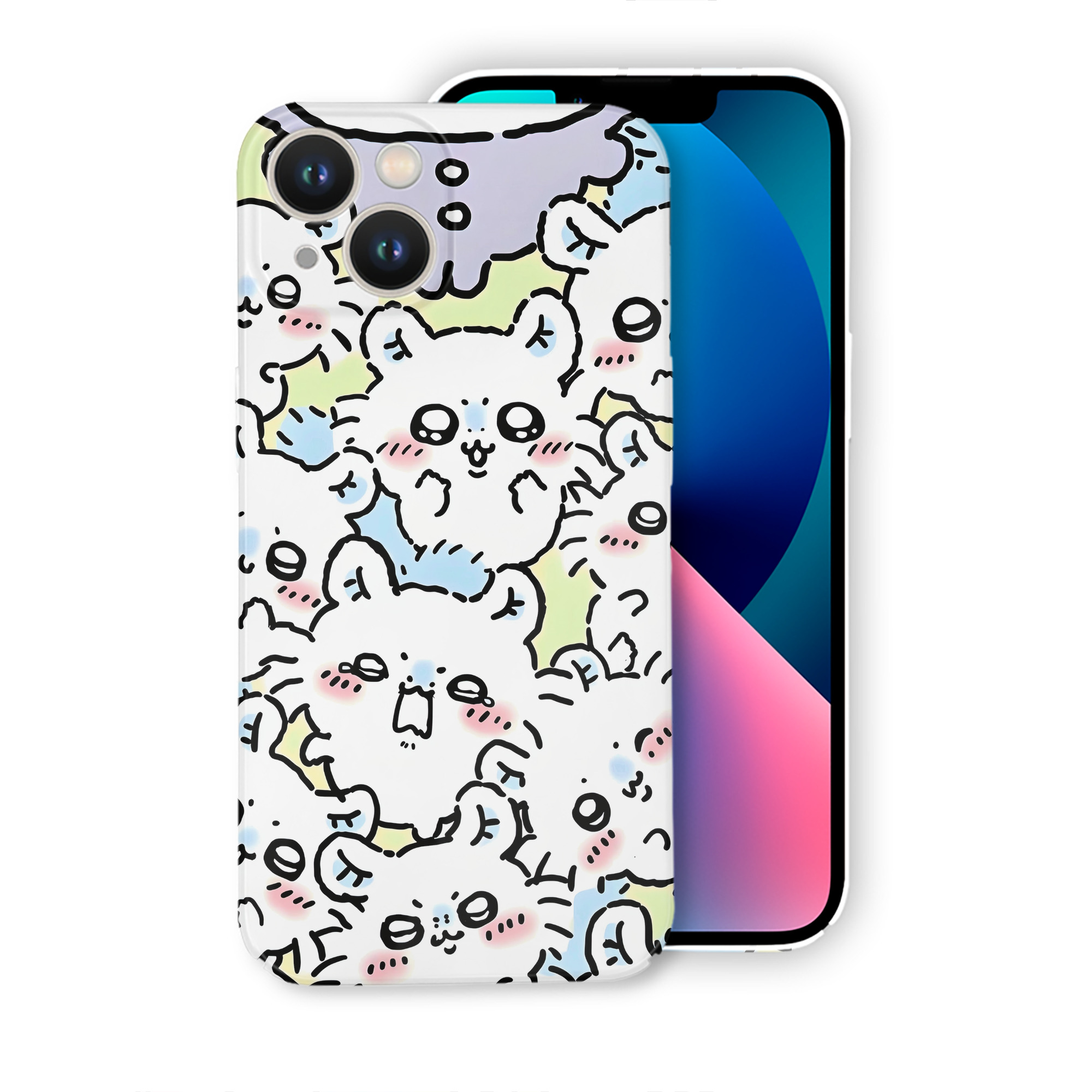 （画像用） ちいかわ Chii-kawa 【iPhone 14シリーズ対応】ハードケース